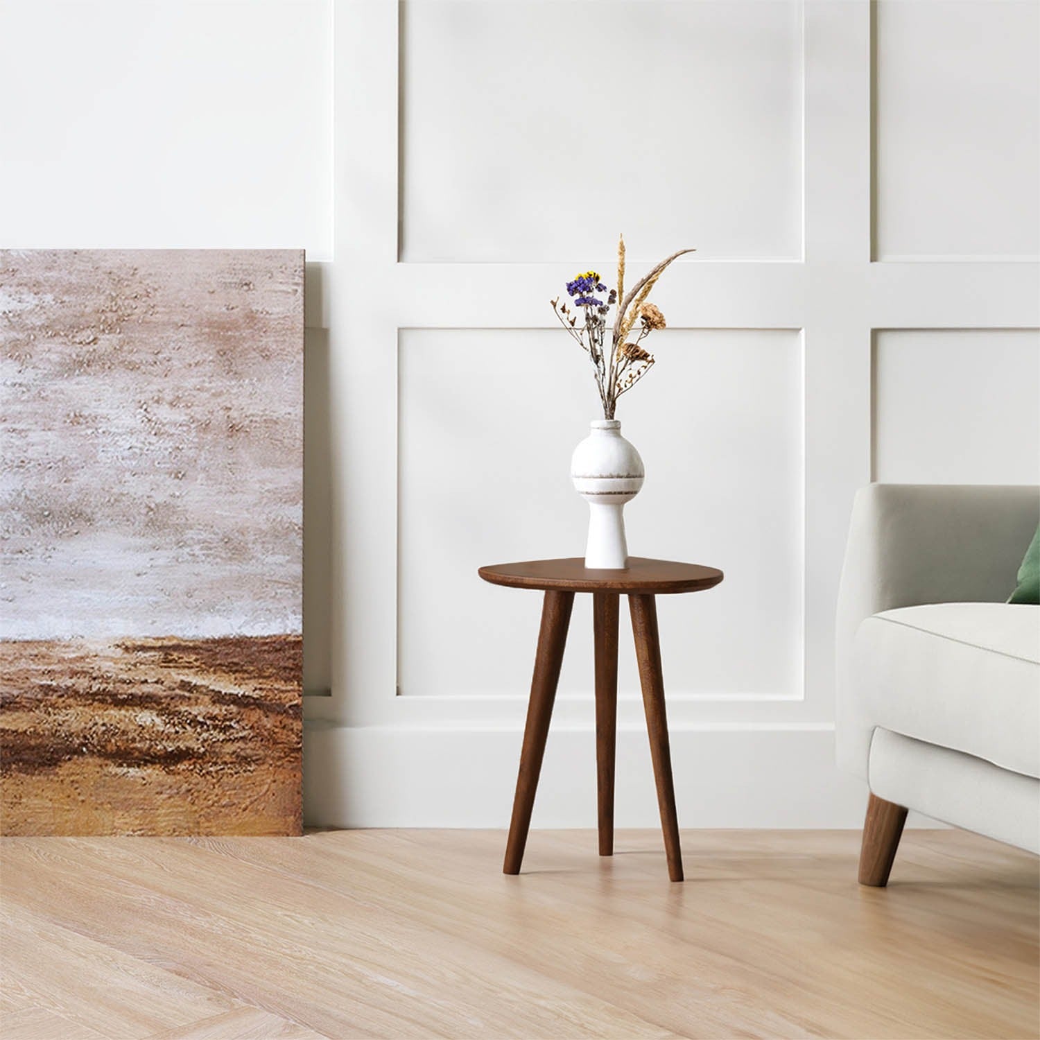 THE WOODEN CITY Oslo Light Mango Side Table