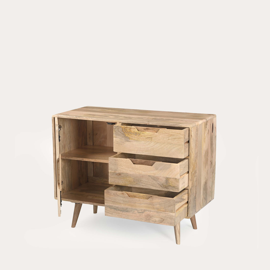 THE WOODEN CITY Oslo Walnut Mango Small Sideboard