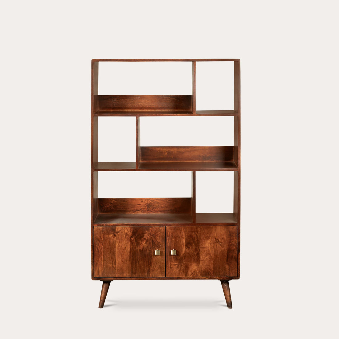THE WOODEN CITY Solid mango wood book shelf