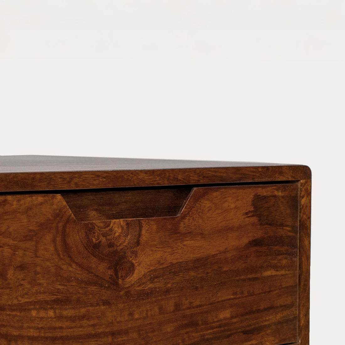 THE WOODEN CITY Solid Wood TV Unit, Free Standing, TV Cabinet with Storage