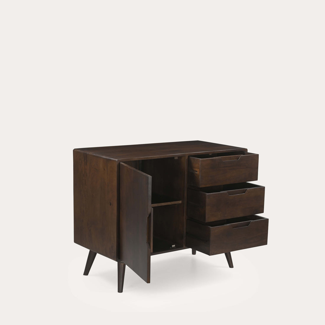 THE WOODEN CITY Oslo Walnut Mango Small Sideboard