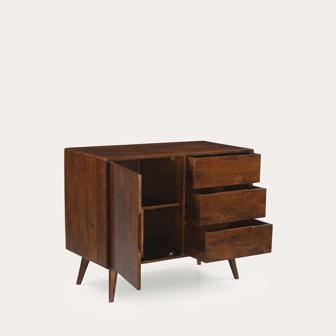 THE WOODEN CITY Oslo Walnut Mango Small Sideboard