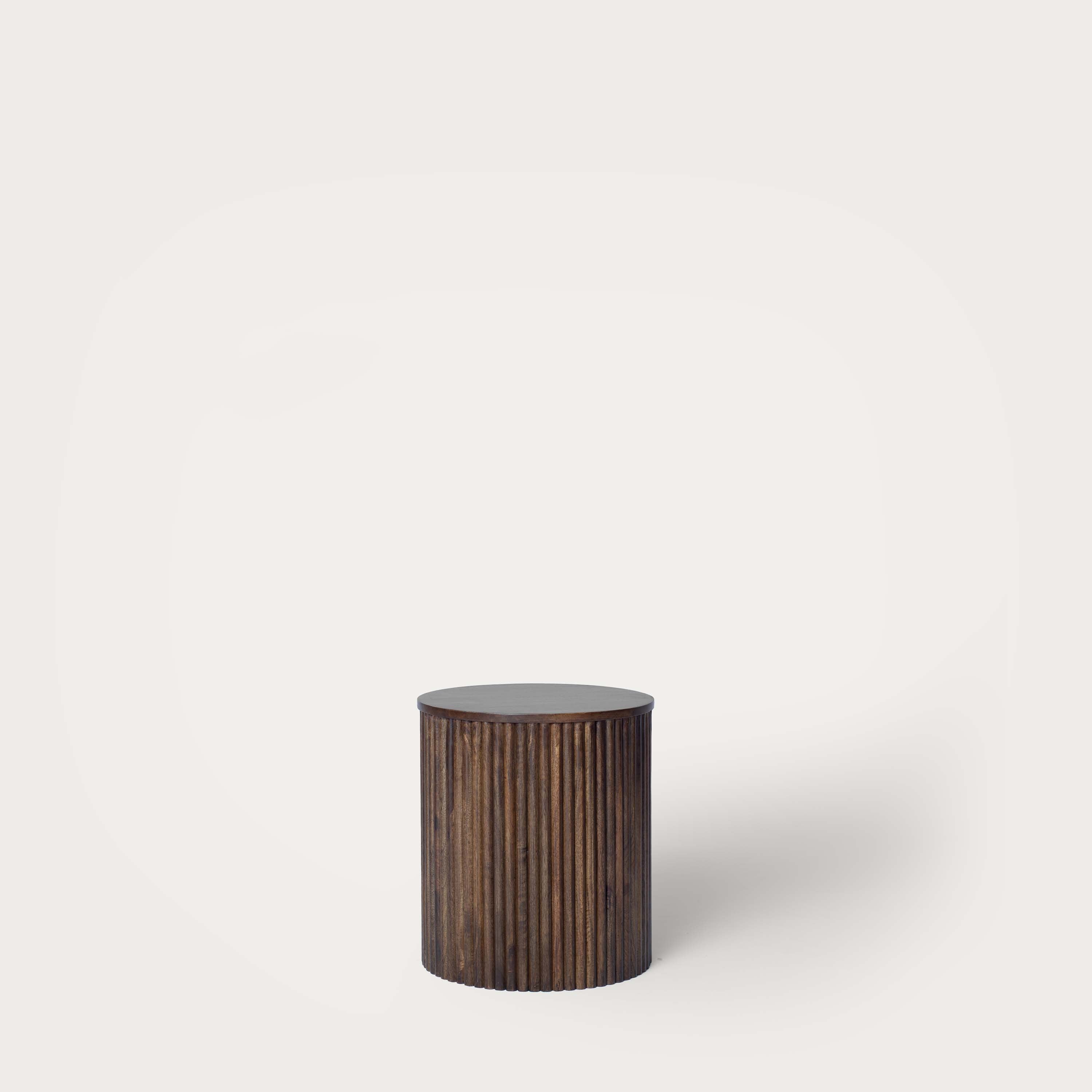 THE WOODEN CITY Florence Light Mango Side Table