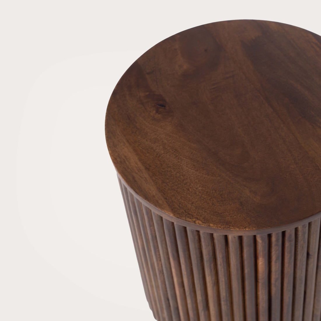 THE WOODEN CITY Florence Light Mango Side Table
