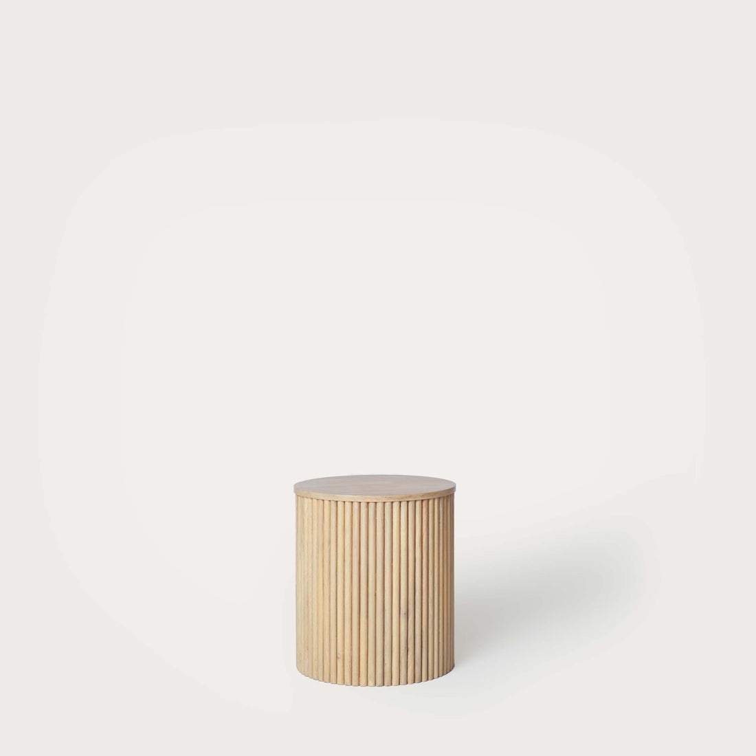 THE WOODEN CITY Florence Light Mango Side Table