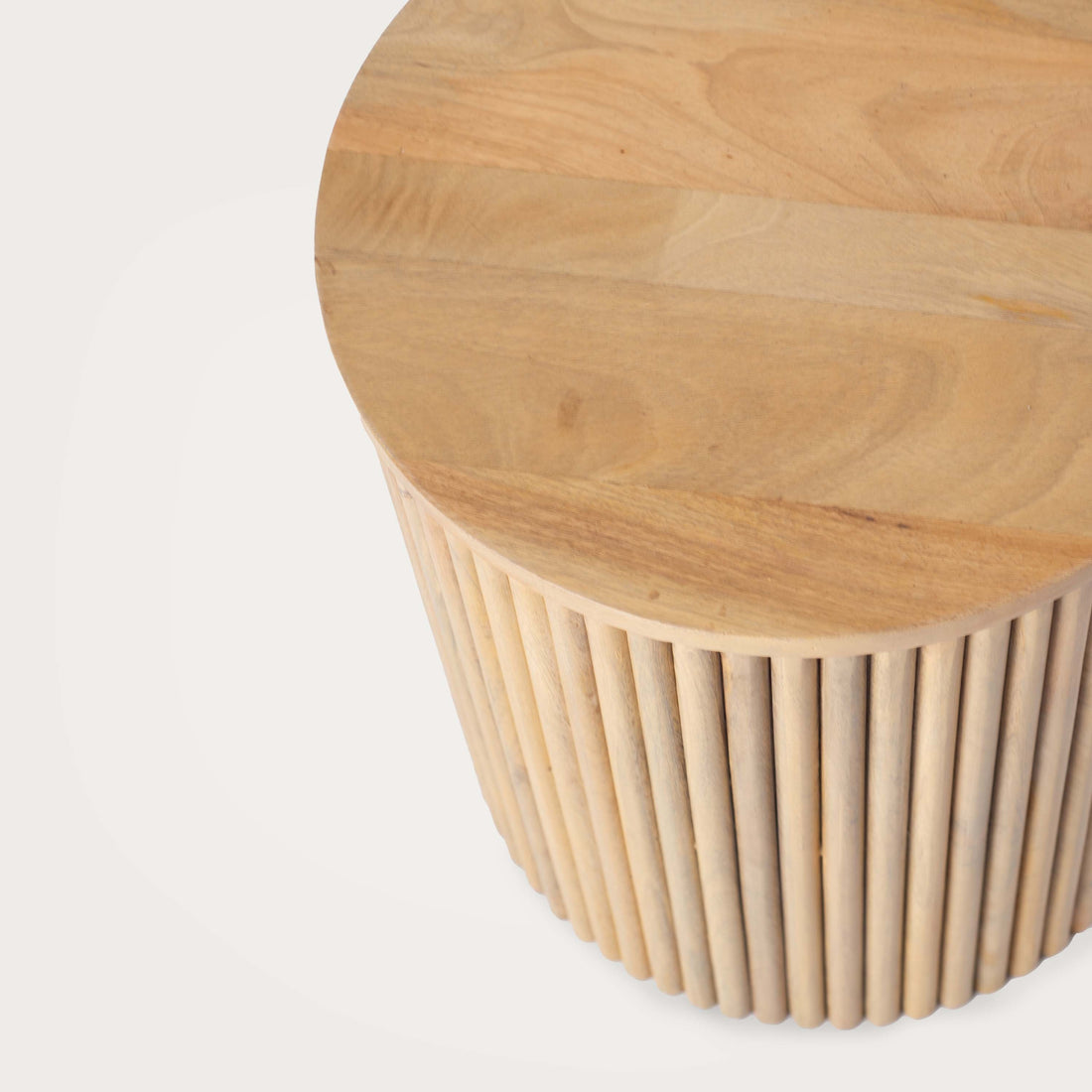 THE WOODEN CITY Florence Light Mango Side Table