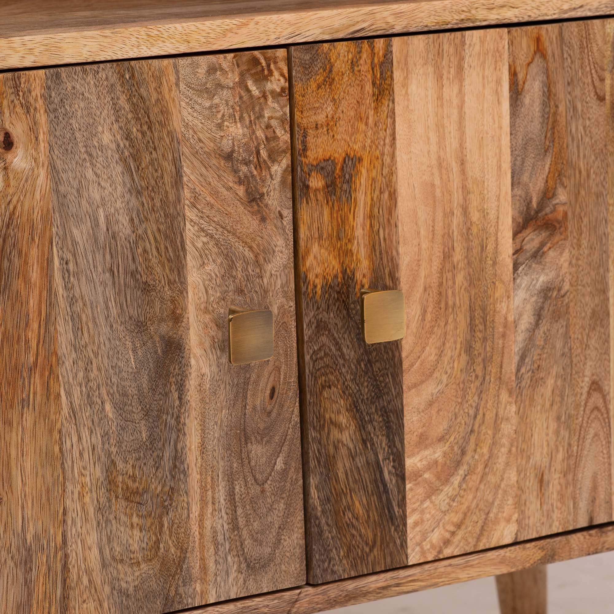THE WOODEN CITY Solid mango wood book shelf