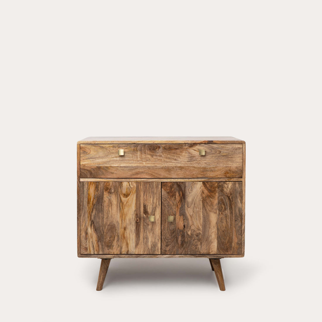THE WOODEN CITY Solid Wood Side Board & Drawer | Wooden Cabinet with Storage for Kitchen and Home Living Room Furniture